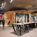 NAB Docklands  / Woods Bagot - Interior Photography, Bank, Beam, Table, Chair
