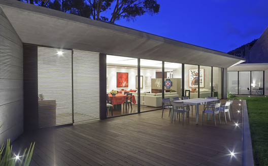 CR House  / H+H Arquitectos - Exterior Photography, Table, Chair, Windows