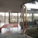 Courtyard House / NO ARCHITECTURE - Door, Chair, Bedroom