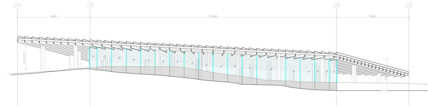 Propuesta de Kengo Kuma. Image Courtesy of HLPS