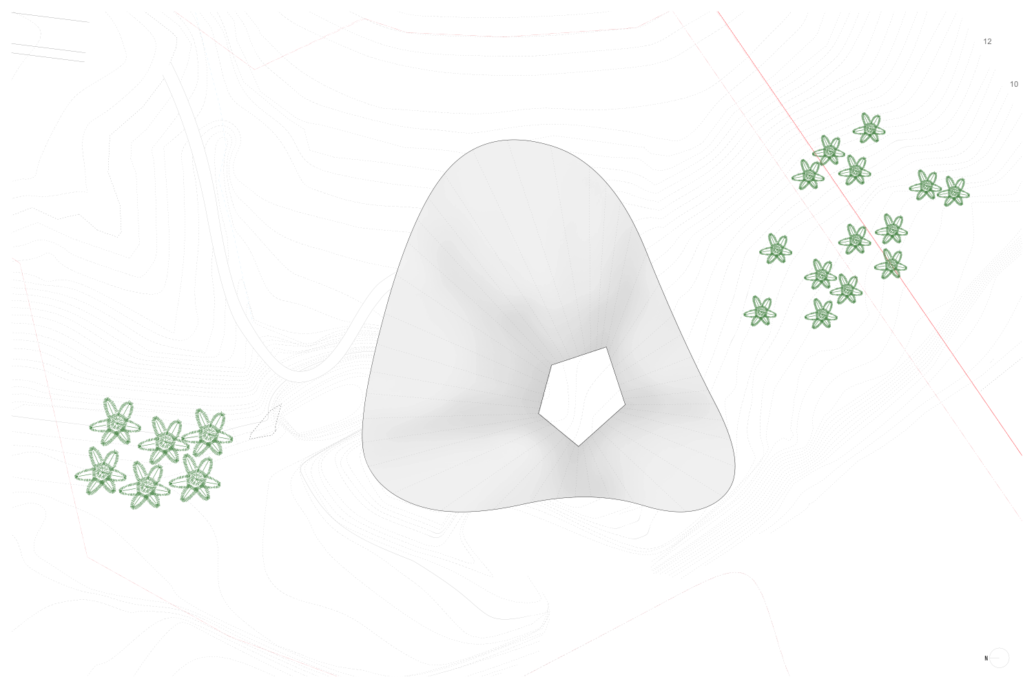 Propuesta de Onishi + Hyakuda. Image Courtesy of HLPS