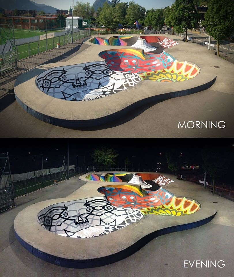 Skatepark Sundial: uma pista de skate convertida em relógio solar - Imagem 6 de 9