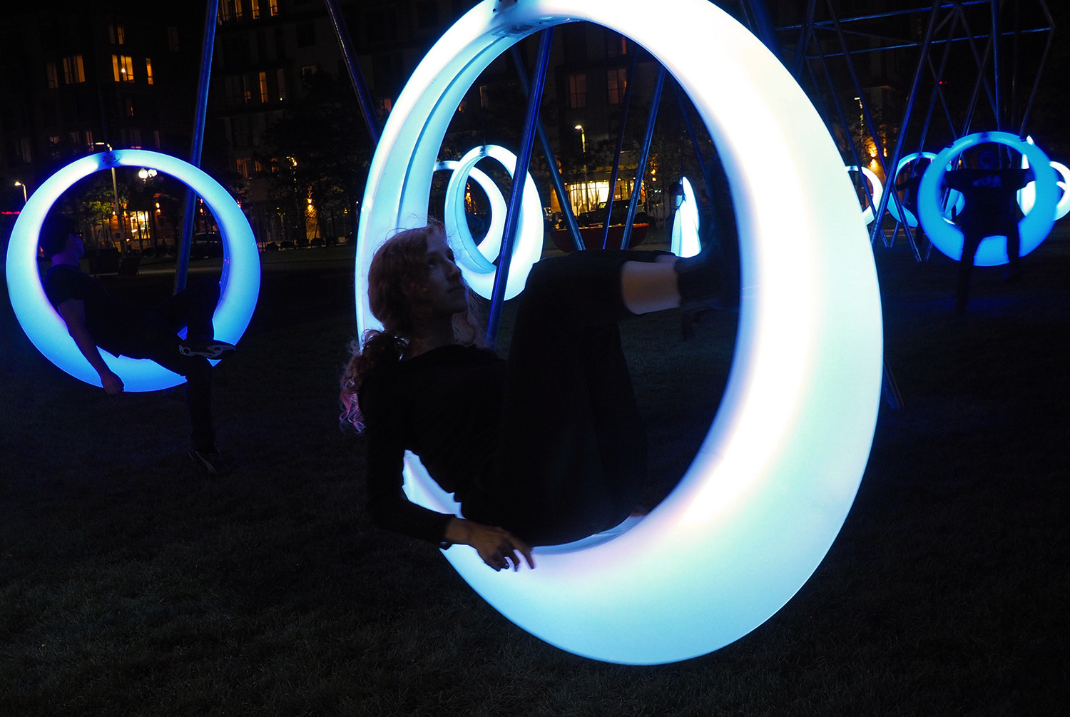 Gallery of Get Swinging in Boston on these Glowing LED Hoops 17
