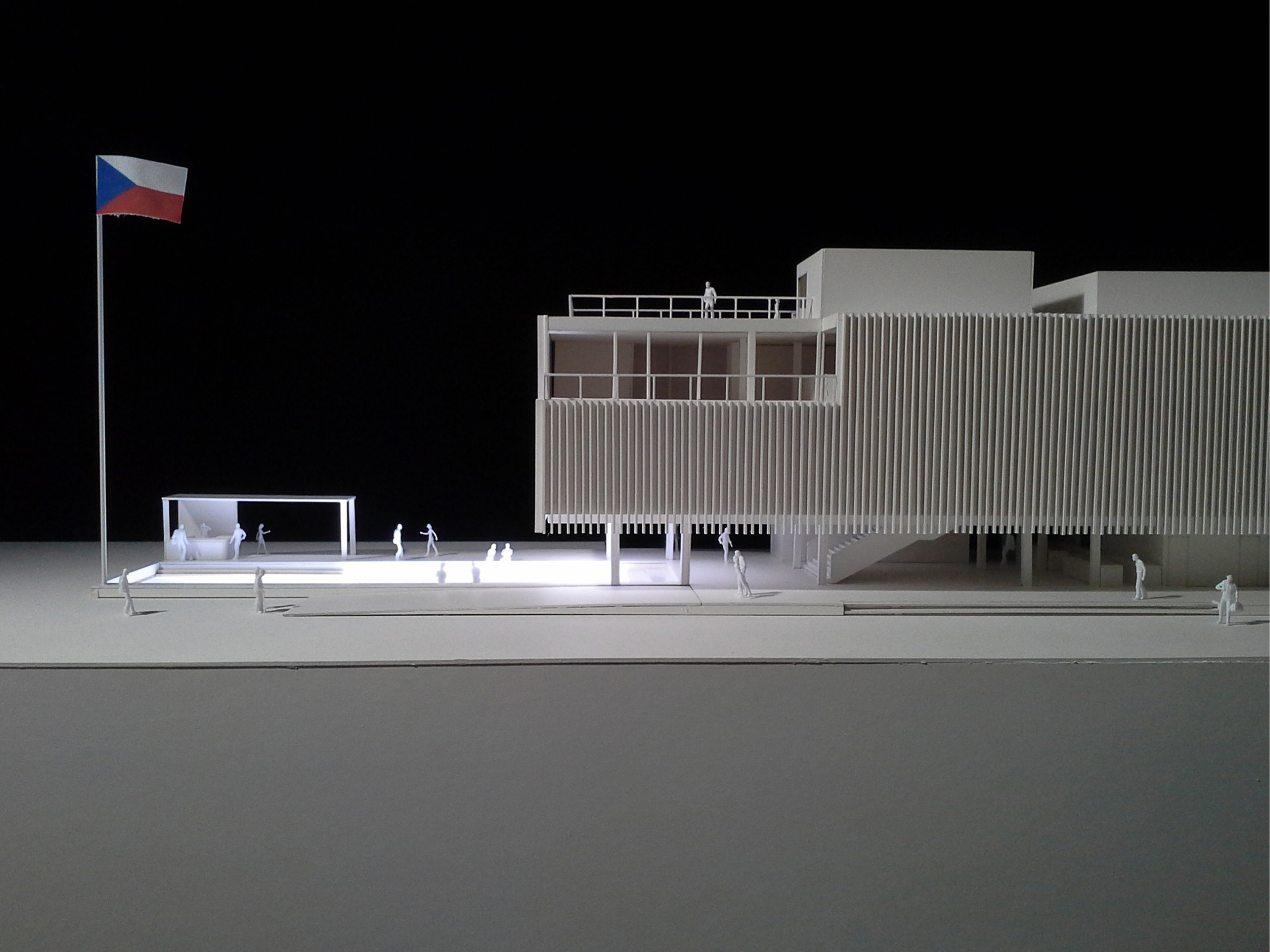 Model Photo. Image © Chybik + Kristof Associated Architects