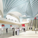 UNStudio Appointed to Create Identity for Qatar's New Metro Network -           Metro Station, Facade, Arcade, Lighting