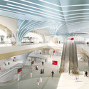 UNStudio Appointed to Create Identity for Qatar's New Metro Network -           Metro Station, Stairs