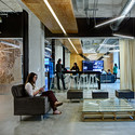 Lowe Campbell Ewald Headquarters / Neumann/Smith Architecture - Interior Photography, Offices Interiors, Beam, Bench