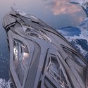 Zaha Hadid's Student Envisions an Antarctic Port For Tourism and Research - Facade