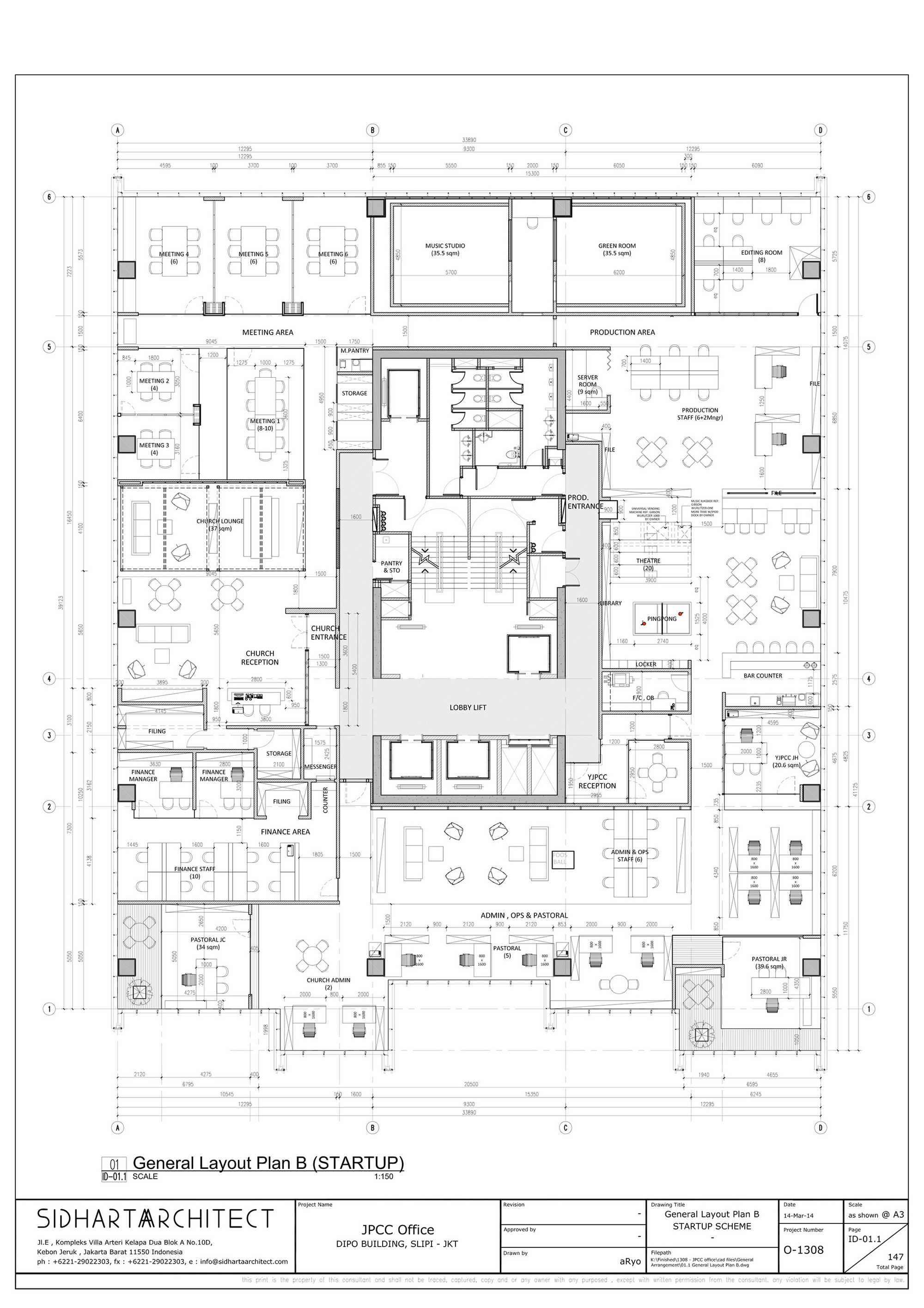 Gallery Of Jakarta Praise Community Church Sidharta Architect 19 Jakarta Praise Community Church General Layout