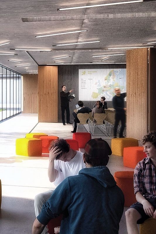 AM3 vence concurso para projetar um colégio interno em Malles, Itália - Imagem 11 de 23