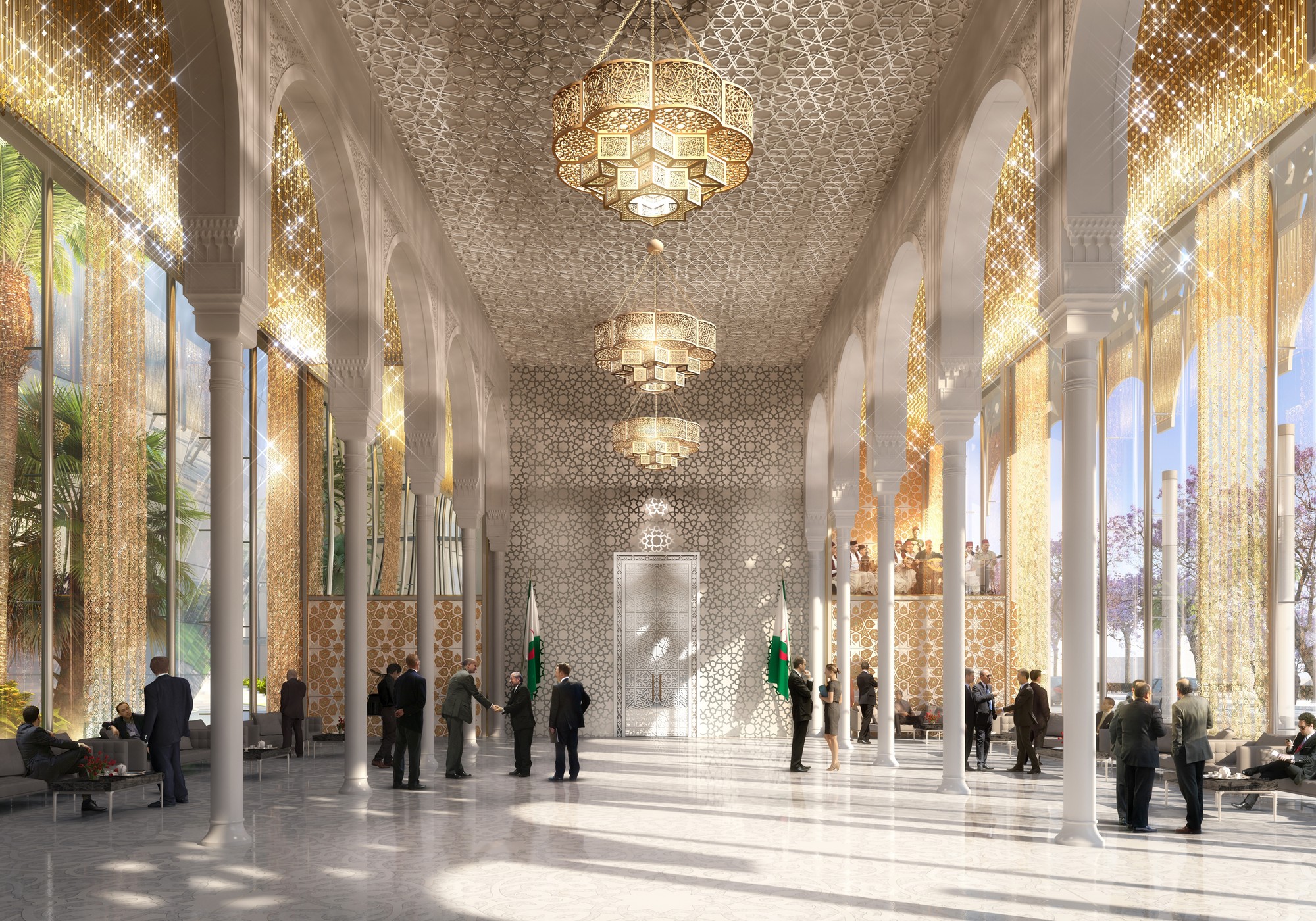 Gallery of Bureau Architecture Méditerranée Designs Algerian Parliament