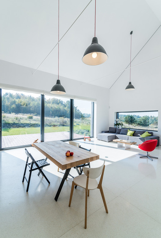 House in the Landscape / Kropka Studio - Table, Windows, Chair