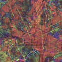 Enter the Mesmerizing World of Rainbow Coloured Maps with "Crayon the Grids" - Image 4 of 4