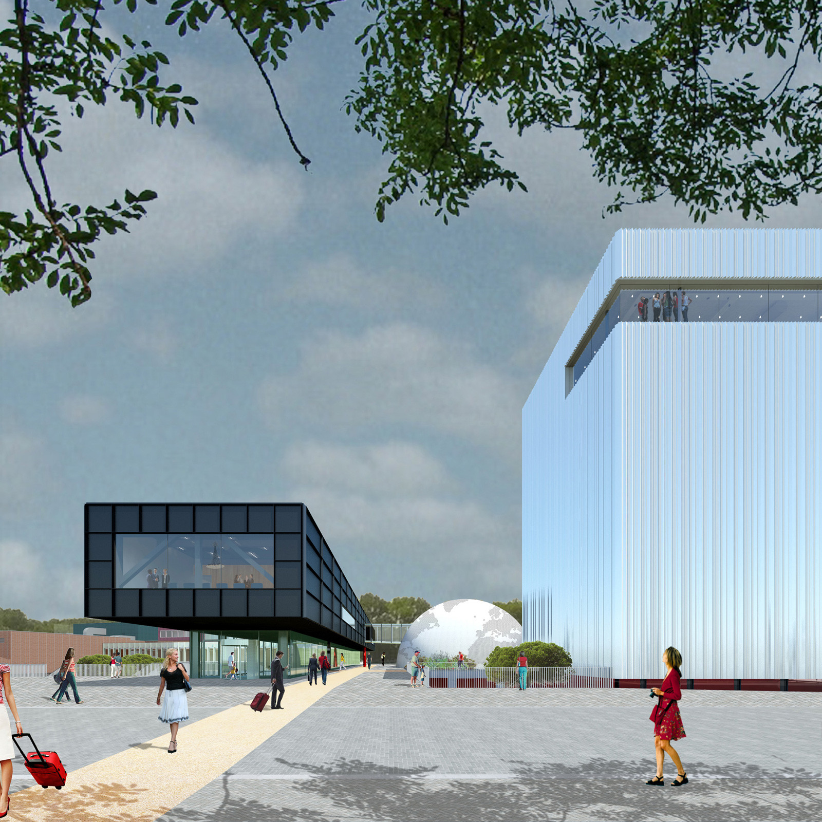 East/West route from station to city center. Image © Shift Architecture Urbanism