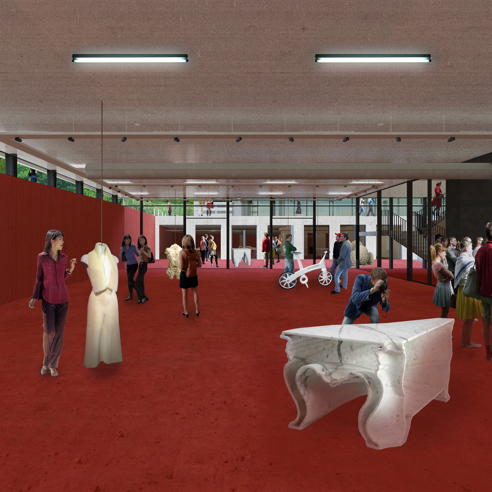 CUBE Exhibit Space. Image © Shift Architecture Urbanism