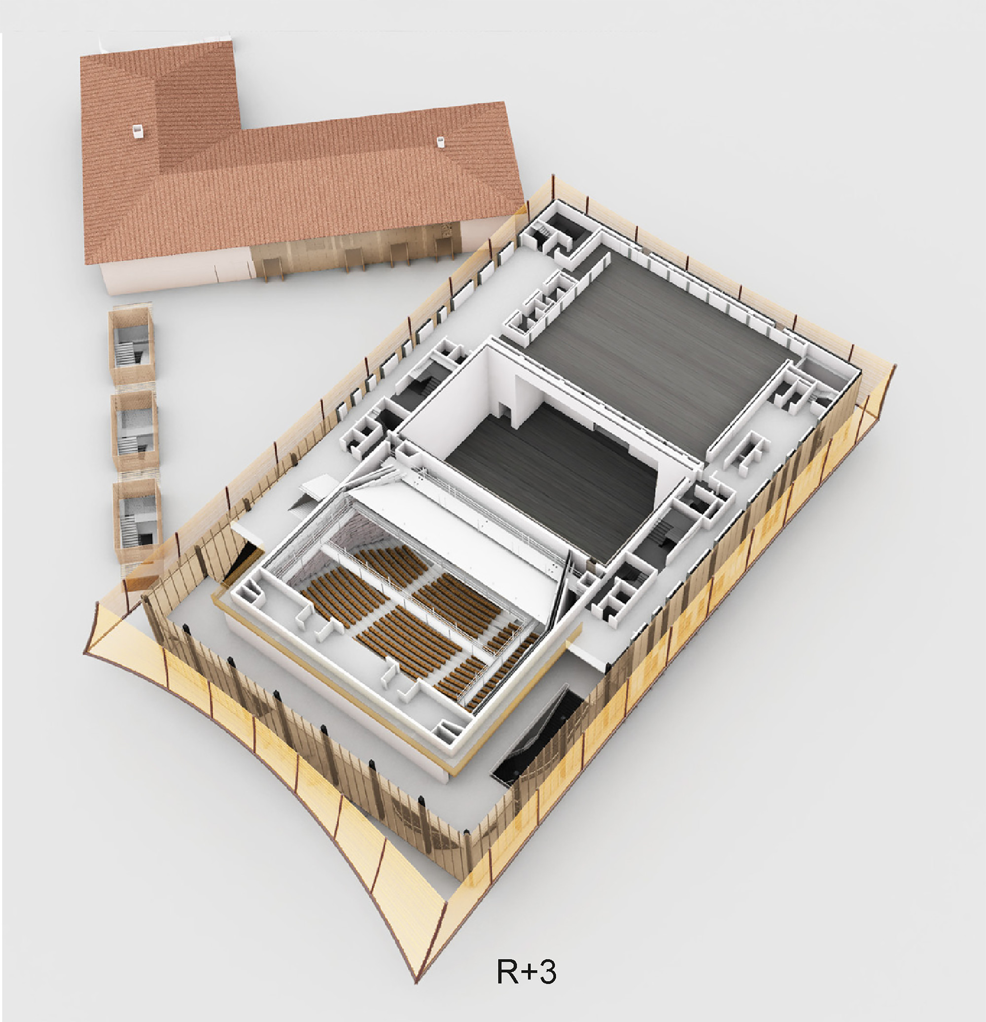 Axonometric Third Floor Plan