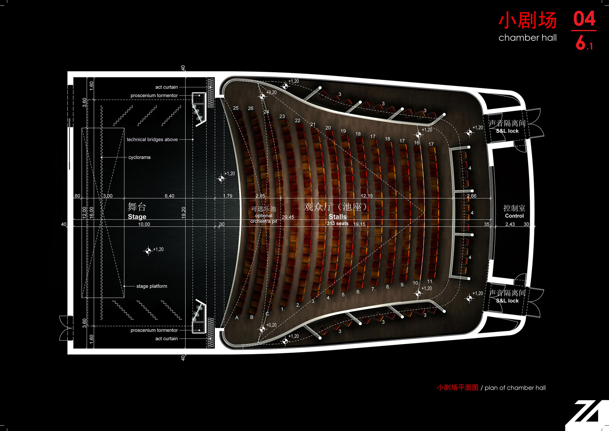Plan Chamber Hall