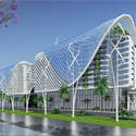 Vincent Callebaut Designs Sustainable Mixed-Use Complex for Cairo - Mixed Use Architecture, Garden, Facade