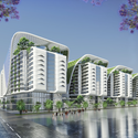 Vincent Callebaut Designs Sustainable Mixed-Use Complex for Cairo - Mixed Use Architecture, Facade, Cityscape