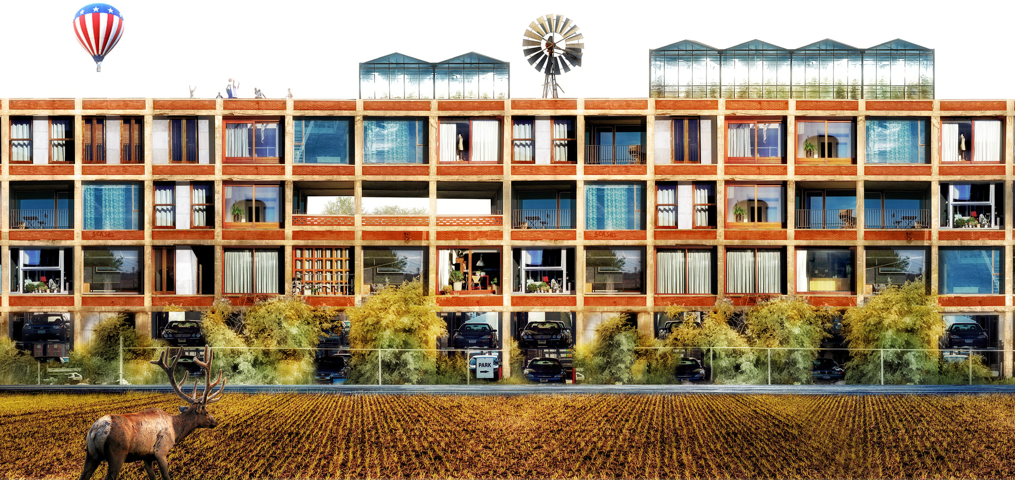 Facade Detail. Image Courtesy of Nadau Lavergne Architects