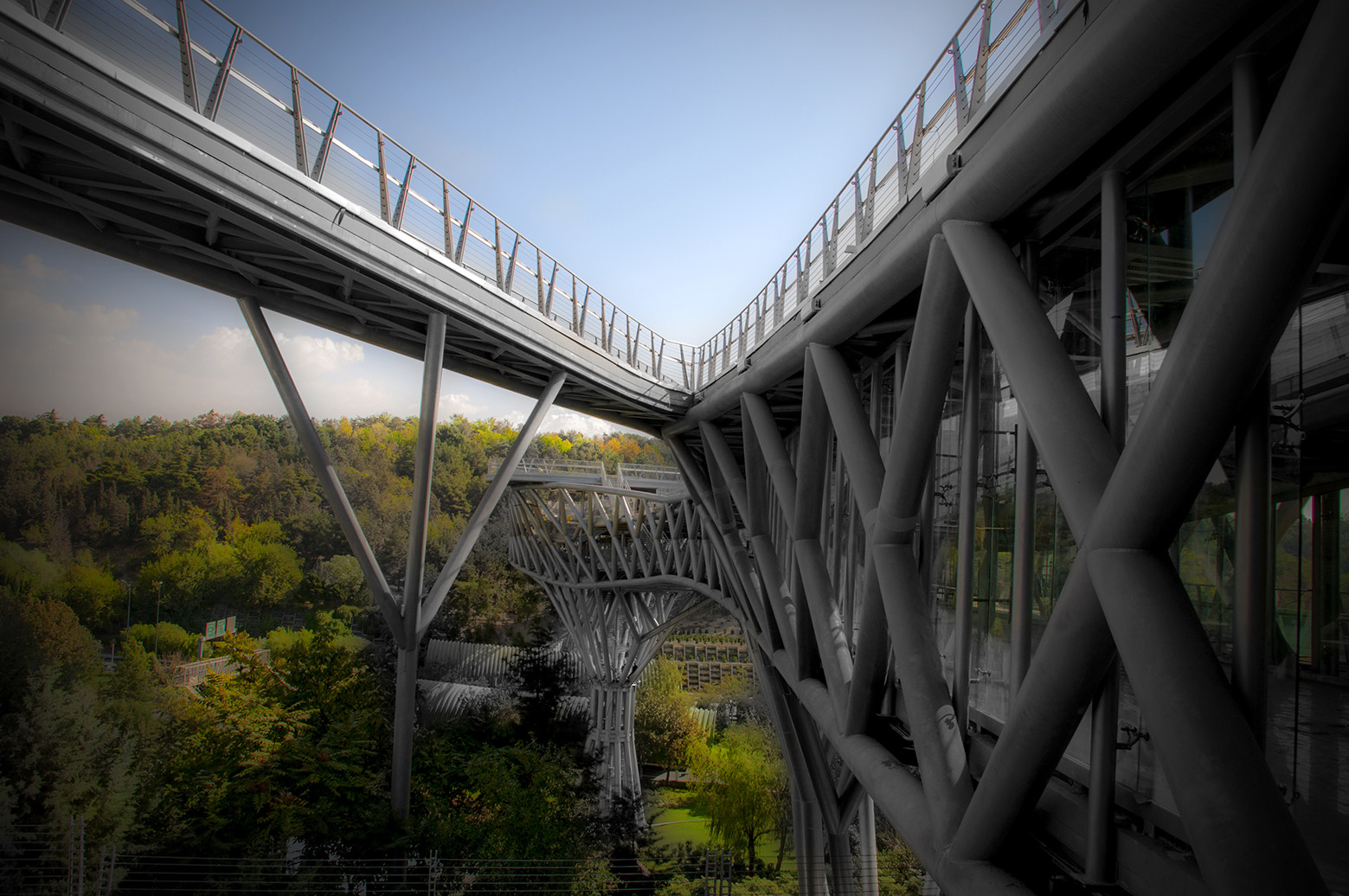 Tabiat Pedestrian Bridge Diba Tensile Architecture ArchDaily Tabiat Pedestrian Bridge Diba Tensile Architecture ArchDaily