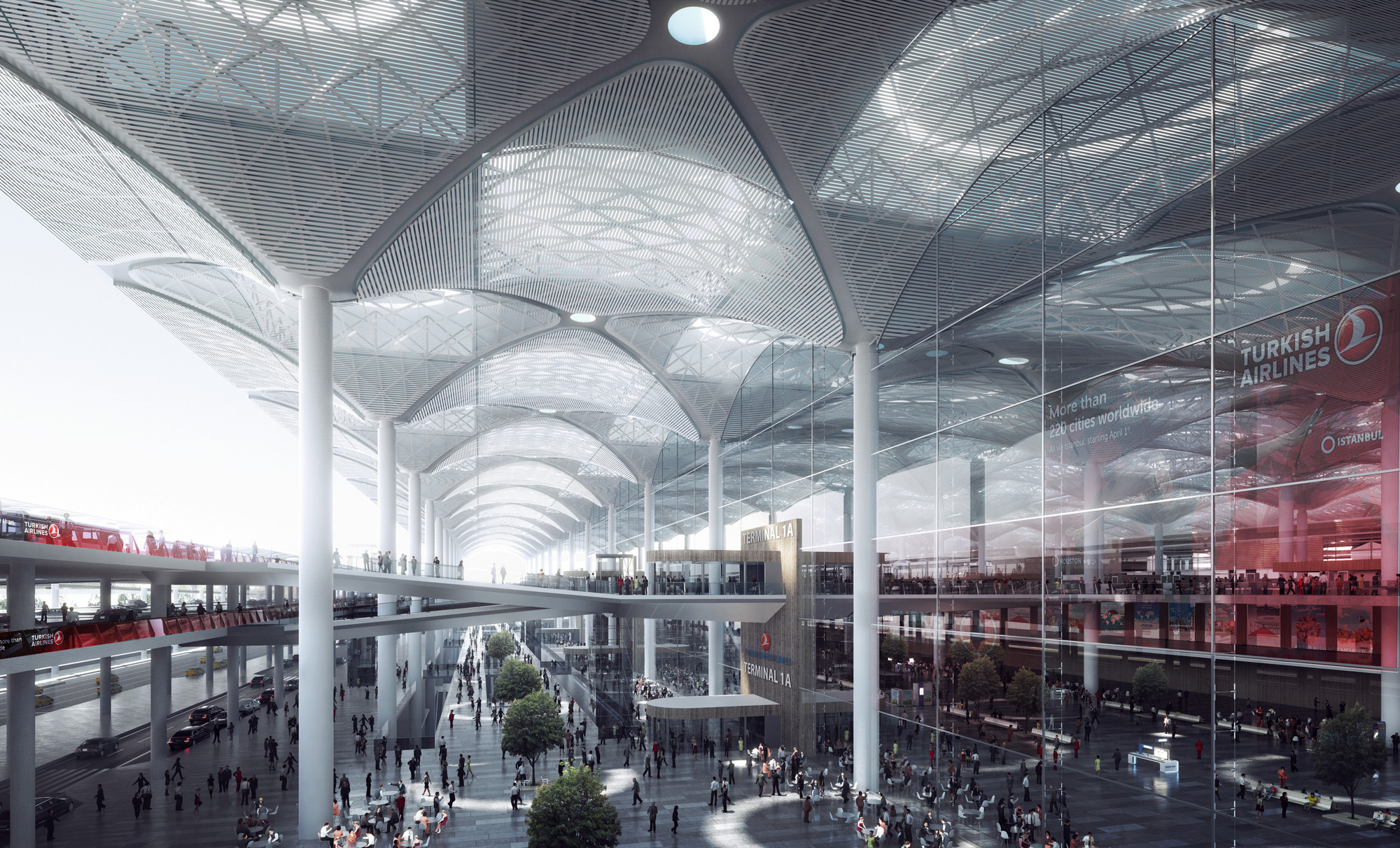 Grimshaw divulga novas imagens do maior aeroporto do mundo em Istambul - Imagem 2 de 6