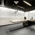 Astor Hellas HQ / MALVI - Offices Interiors, Kitchen, Table, Lighting, Chair, Countertop