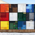 Arte e Arquitetura: esculturas coloridas e instalações como o Tetris por Michael Johansson - Arts & Architecture