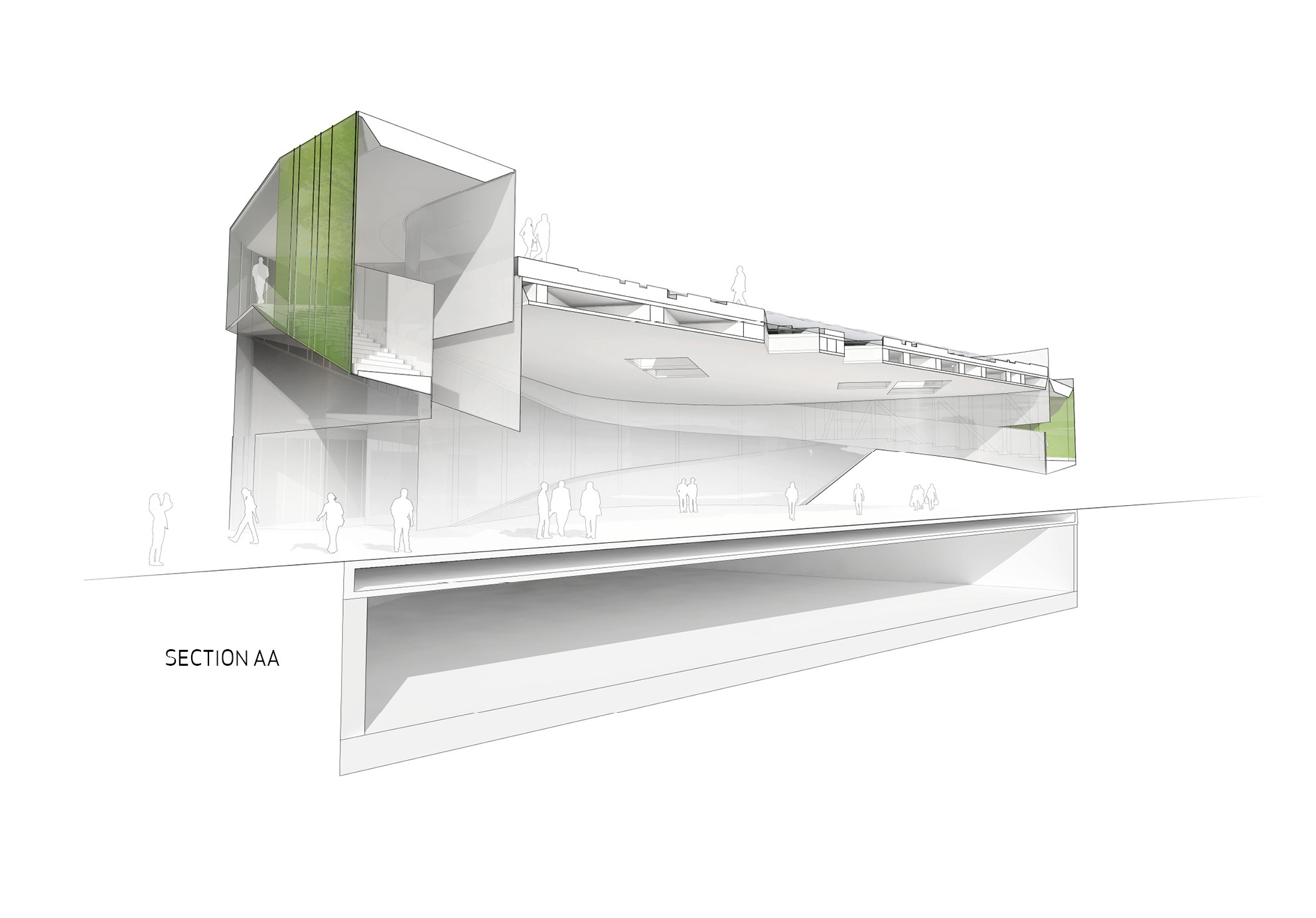 Gallery of Competition Entry Saucier + Perrotte Designs Glass Pavilion