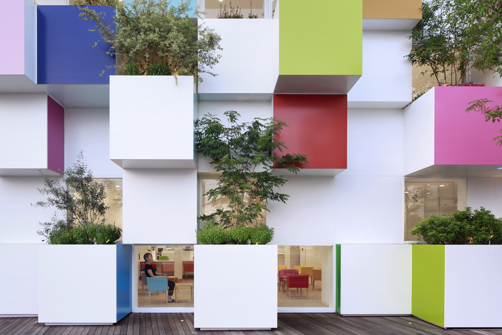 gallery of sugamo shinkin bank nakaaoki branch emmanuelle moureaux architecture design 6