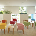 Sugamo Shinkin Bank - Nakaaoki branch / Emmanuelle Moureaux Architecture + Design - Bank, Table, Chair