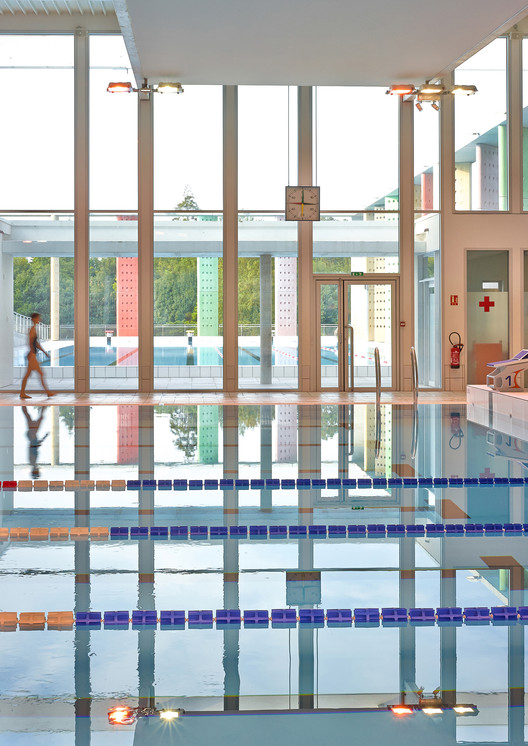 Aquatic Centre Louviers / DRD Architecture - Windows, Column, Chair