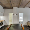 Apartment in Arklių Street / Doarchi - Apartment Interiors, Kitchen, Beam, Lighting, Countertop, Table