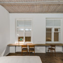Apartment in Arklių Street / Doarchi - Apartment Interiors, Beam, Table, Chair