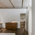 Apartment in Arklių Street / Doarchi - Apartment Interiors, Kitchen, Beam, Door, Arch, Table, Bed