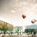 Competition Entry: Tomas Ghisellini Proposes "Supernova" School of Music for Bressanone - Schools 