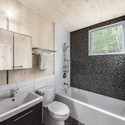 Cross-Laminated-Timber Cottage / Kariouk Associates - Interior Photography, Bathroom, Sink, Lighting, Bathtub