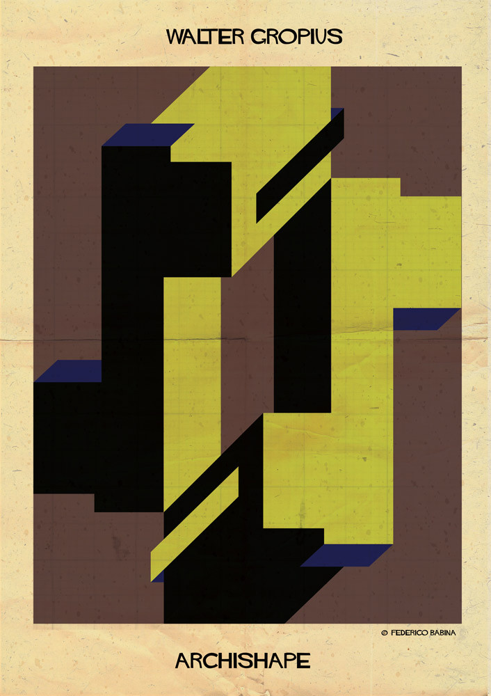 ARCHISHAPE: "Formas arquitetônicas em ilustrações minimalistas" - Imagem 9 de 25