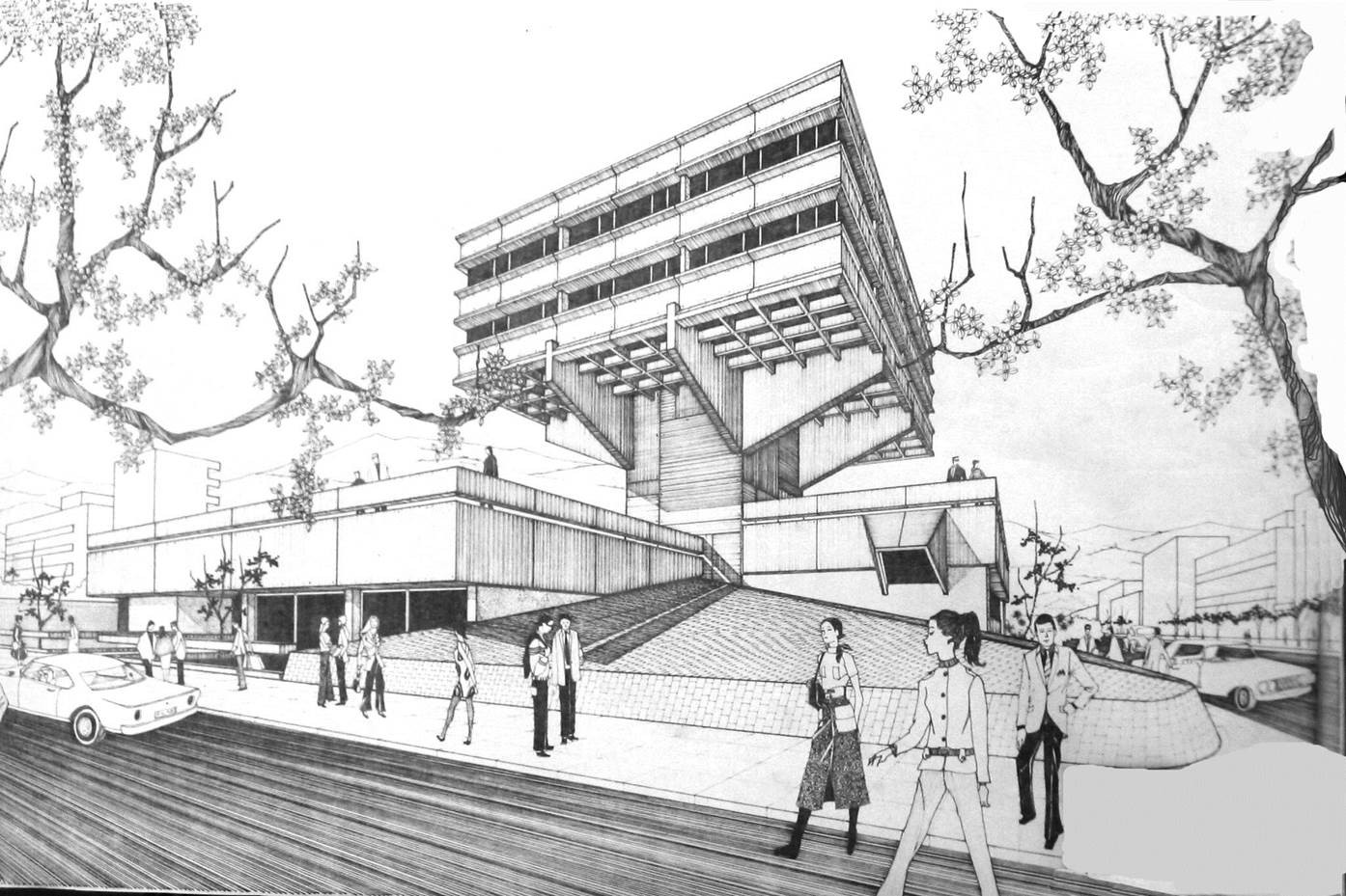 Milton Barragán, 80 años de arquitectura brutalista en Ecuador, CIESPAL. Image Cortesia de Archivo personal de Milton Barragán