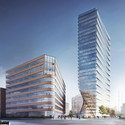 Competition Entry: Pichler & Traupmann Fuses Two Axis to Envision Vienna High-Rise - Offices