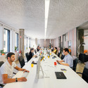 Kinematix / LIKEarchitects - Offices Interiors, Table, Chair, Lighting