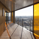 Housing in Paris  / Comte & Vollenweider + Hamonic + Masson & Associés - Fence, Facade, Handrail, Deck, Steel
