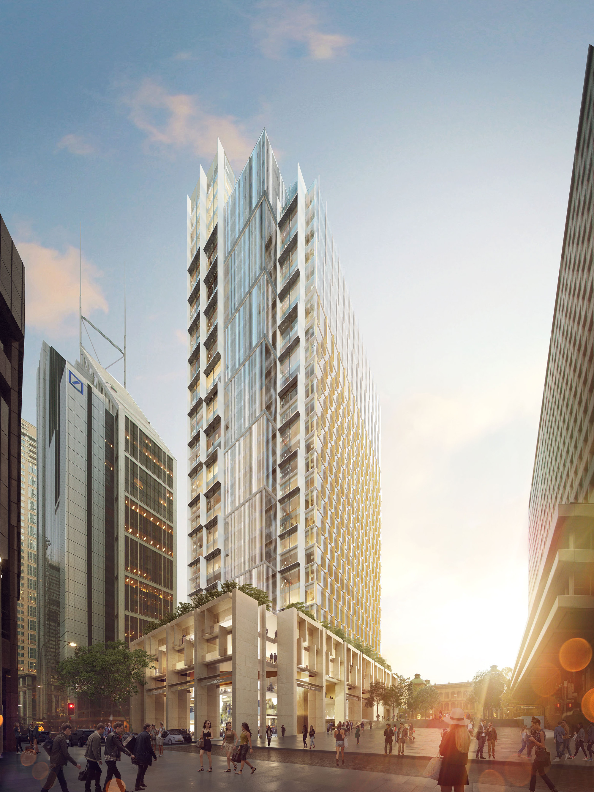 HASSELL Wins Competition to Construct Landmark Tower in Sydney ArchDaily