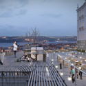 "Urban Platform" Wins First in Lisbon Open Room Competition - Public Space