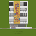 Arte y Arquitectura: ilustraciones coloridas de fachadas eclécticas del Tel Aviv - Image 1 of 4