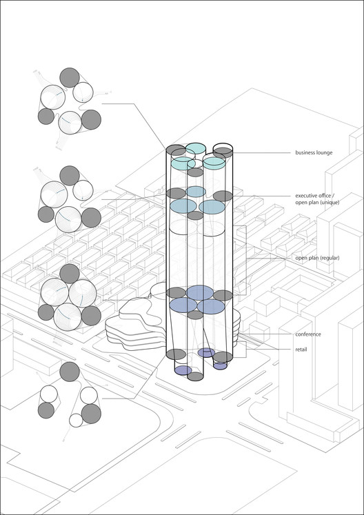 Urban Systems Office's Bundle Tower Reimagines the Bank of China - Image 12 of 12