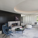 Trousdale Estates Contemporary Home / Dennis Gibbens Architects - Renovation, Table, Chair