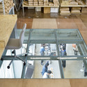 Blue Bottle Coffee Kiyosumi-Shirakawa Roastery & Cafe / Schemata Architects - Office Buildings, Handrail, Door, Table