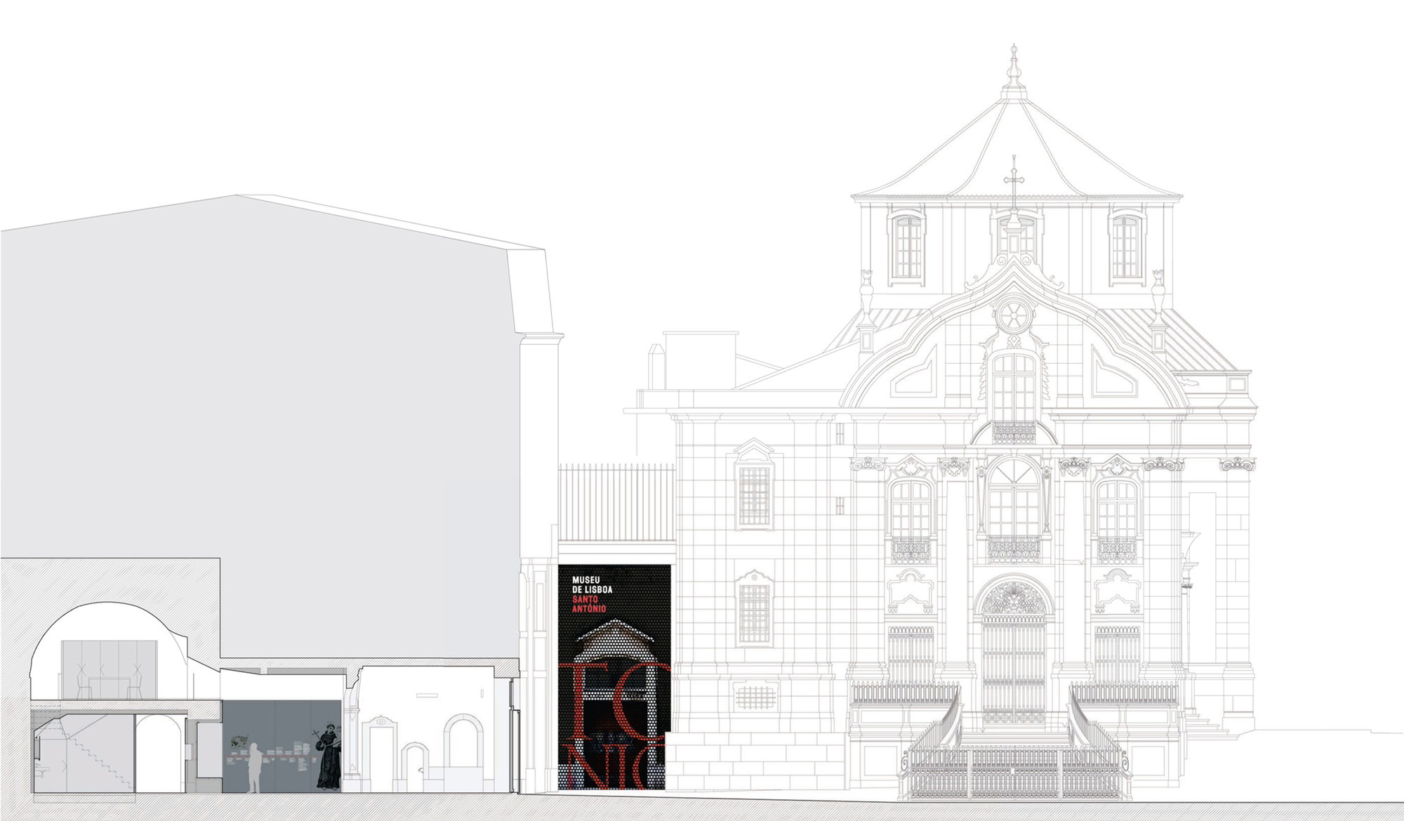 Elevation and Section
