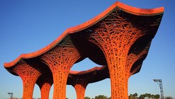 Ball-Nogues Compostable "Pulp Pavilion" Brings Shade to Coachella 